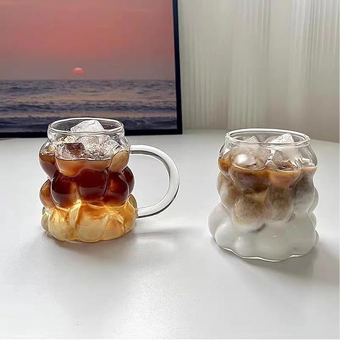 Borosilicate Coffee Mug Tall Glass
