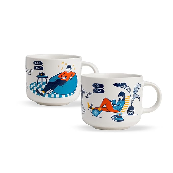 Ceramic Couple Mug Set